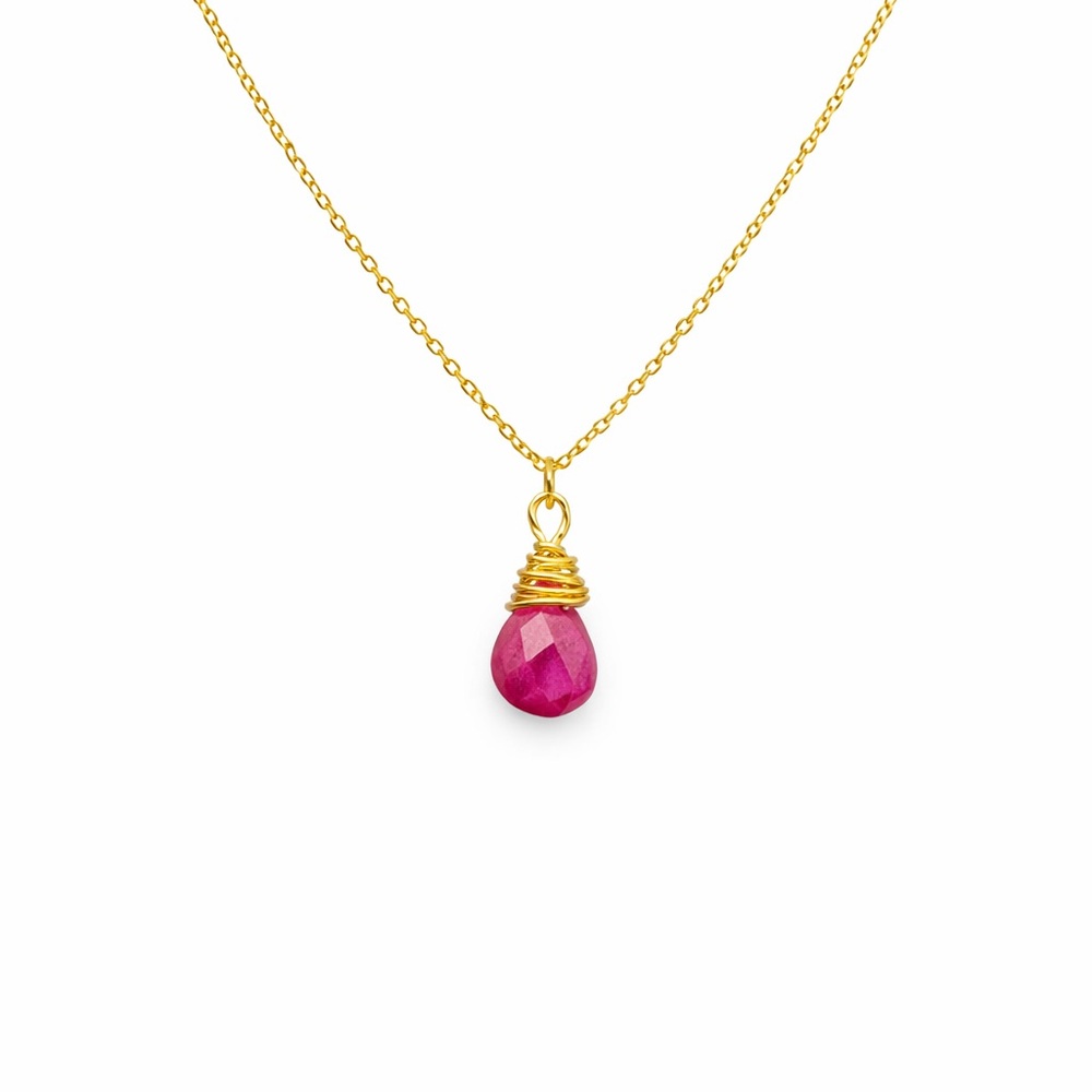N2410 Ruby Chain Necklace